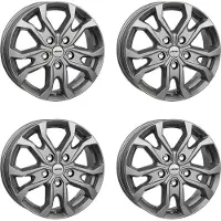 Autec 4 Kiso Felgen 6,5x16 5x130 SIL für Opel Movano Aluräder5x130 SIL für Opel Movano Aluräder
