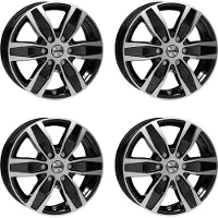Autec 4 Quantro Felgen 7x17 6x120 SWP für Ford Transit Custom Tourneo Custom Aluräder6x120 SWP für Ford Transit Custom Tourneo Custom