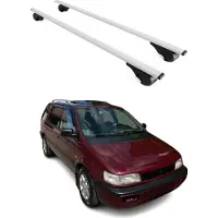 Omtec Dachquerträger für Mitsubishi Space, Baujahr 1998-2003, Farbe: Silber