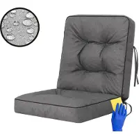 Sellbee Bjird Schaukelkissen Venus - 50 cm Bankkissen Gardenkissen Schaukelauflagen Bankauflagen Auflagen Kissen Hollywoodschaukel Schaukel Bank - Venus - 50 cm - Grau