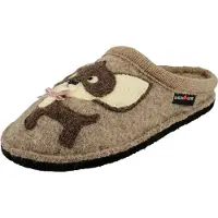 Iesse Schuh Haflinger Damen Hausschuhe Pantoffeln Flair Chihuahua 313087, Größe:37 EU, Farbe:Beige