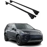 Omtec Dachgepäckträger, Querstange, für Land Rover Discovery Sport, Baujahre 2015-2024, Farbe: Schwarz