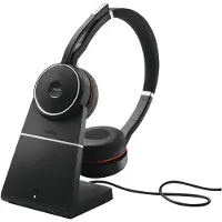 Jabra YOU'RE ON Jabra Evolve 75 MS Stereo - Headset - On-Ear - Bluetooth - kabellos - aktive Rauschunterdrückung