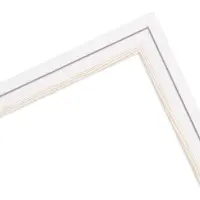 MendeFrames H025 Wandspiegel Holz weiß 30x90 cm