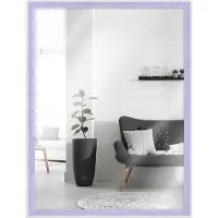 MendeFrames Wandspiegel Massivholz 24x30 cm Violett H080