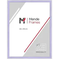 MendeFrames H080, Holzrahmen, violett, 15x15 cm, mit Antireflexbeschichtung