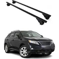 Omtec Dachquerträger für Lexus RX, Baujahre 2003-2009, Farbe: Silber