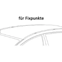 Aurilis Dachträger Easy One kompatibel mit für Mazda 2 (für Minivan 3/5 Türer) 2007-2015