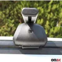 Omtec Dachquerträger für Honda HR-V, Baujahr 2014-2020, silberfarben, mit ABE-Zulassung