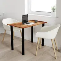 AKKE Burgund Tisch mit schwarze beine LxBxH: 60x40x74 cm