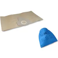 Kallefornia SET - 10 Staubsaugerbeutel K185 + 1 blauer Zusatz-Filter für Parkside PNTS 1500 B3