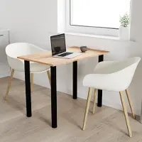 AKKE Gold Craft Tisch mit schwarze beine LxBxH: 65x65x74 cm