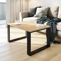AKKE Gold Craft Couchtisch mit schwarzen Beinen LxBxH: 60x60x55 cm