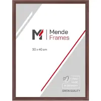 MendeFrames Holzrahmen Nussbaum 30x40 cm Braun H007