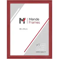 MendeFrames Holzrahmen Massivholz 30x90 cm rot gemasert H120