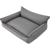 Stanis³aw Jurga Hundebett "Joker" -80x65cm- robustes & bequemes Hundekissen mit abnehmbarem Bezug 4 Größen | pillowprim
