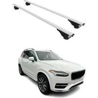 Omtec Dachquerträger für Volvo XC90, Baujahre 2015-2020, Farbe: Silber