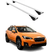 Omtec Dachquerträger für Subaru XV, Baujahr 2011-2017, Farbe: Silber