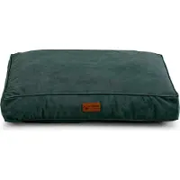 POOM Hundebett High Cloud – Exklusive Hundeliege aus hochwertigem Stoff, langlebiges Hundekissen für höchsten Komfort (M-80x70, Grün)