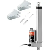 SucceBuy 12-V-Linearantrieb, 6 Zoll Hochgeschwindigkeits-Linearantrieb mit 0,55 Zoll/s, 220 lbs/1000 N mit Montagehalterung und IP54-Schutz