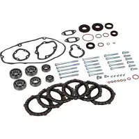 AKF Fahrzeugteile GmbH Set: Motordichtungen, Kugellager, Kupplungsscheiben und Schrauben - für TS 125/150 (alte Ausführung)