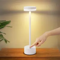 ZMH Tischlampe Kabellos LED Tischleuchte Akku Nachttischlampe Dimmbare mit USB-C Aufladbar Batterie Touch Lampe Weiß Tischlampen für Schlafzimmer Esszimmer Büro