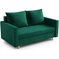 AX Living Sofa Modern Shurton 155 cm Dunkelgrün – Stilvolle 2-Sitzer