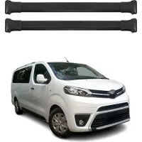 Omtec Dachquerträger für Toyota Proace, Baujahre 2016-2024, aus Aluminium, schwarz