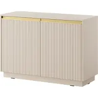 AX Living Kleine Kommode Lirio K103 103 cm modern und stilvoll, beige