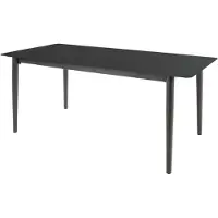 In And OutdoorMatch Tisch - 180x90 cm - Aluminium - Beschichtetes Glas