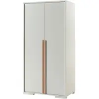 Zesso Dream Tree Kleiderschrank 2-türig Verona Weiß