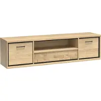 Minio TV-Schränke mit Decorplatte COMO 13 Natural Hikora Farbe