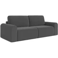 AX Living Modern Schlafsofa Otterton 250 cm Schlafsofa Grau Bettkasten