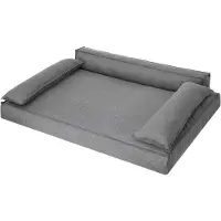 Stanis³aw Jurga Hundebett, Haustiermatratze, Katzenbett, Hundekissen, Hundekorb, Hundesofa, Liegeplatz für Hund, Orthopädische, Möbel, Anthrazite, 120x77 cm
