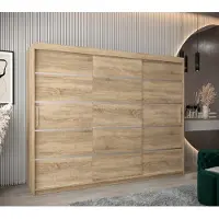 Minio Kleiderschränk 250 cm VERONA 1 Sonoma