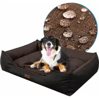 Stanislaw Jurga Hundebett „Puffy“ – Wasserabweisend & Herausnehmbares Kissen – 65x55 cm – Robustes Oxford-Gewebe | PillowPrim