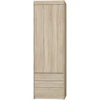 AX Living Schlafzimmer Schrank Storicos 1T3S Sonoma Eiche 59,9cm breit