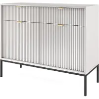 AX Living Kommode mit Schublade Eternas KS104 104 cm breit Grau
