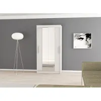 Minio Kleiderschränk TOKYO 1 100 cm Weiße
