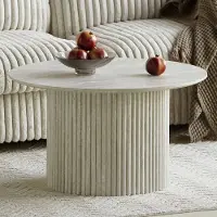 Zesso Milton & Oldbrook Couchtisch Ø 80 cm Tornio Grau