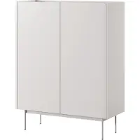 AX Living Kommode Schmal Hoch Orchis KD97 97 cm Modern in Kaschmir