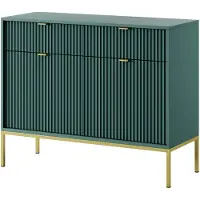 AX Living Kommode mit Schublade Eternas KS104 104 cm Modern in Grün