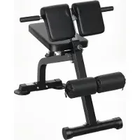 Moonbite Faltbare Trainingsbank 3-in-1 mit römischer Station und Sit-up-Fläche, 10-fach höhenverstellbar 69–110 cm, belastbar bis 150 kg, Metall, Silber
