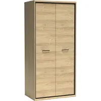 Minio Kleiderschränk mit Regalen COMO 1 Natural Hikora