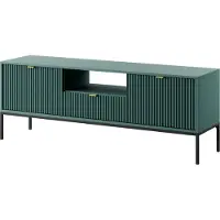 AX Living Lowboard TV Eternas 154 cm modernes Design, Grün