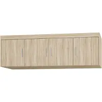 AX Living Groß Schrankaufsatz Eiche Sonoma Storicos 4T 176,3 x55,5 x53