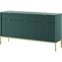 AX Living Sideboard mit Schubladen Eternas KS154 154 cm Modern Grün