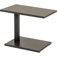In And OutdoorMatch Beistelltisch - Verstellbar - 60x40x46,5/64,5 cm - Aluminium - Sinterstein