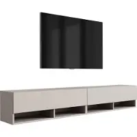 3Xeliving TV-Lowboard 200 (2 x 100) cm Kaschmir, 200 × 32 × 34 cm