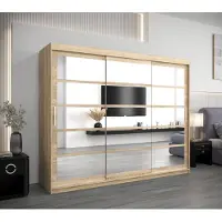 Minio Kleiderschränk 250 cm ROMA 2 Sonoma Eiche